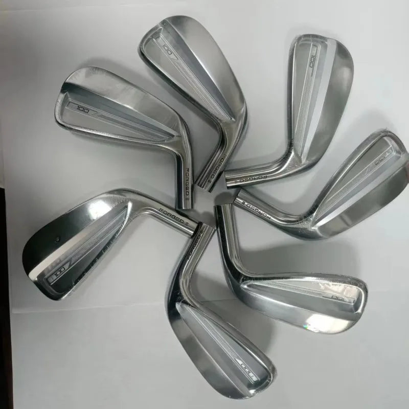 Wrought Soft Iron Golf Club Set, Compact Inserts CNC Milling Face, Precision Control, Right Hand Men's Golf Clubs
