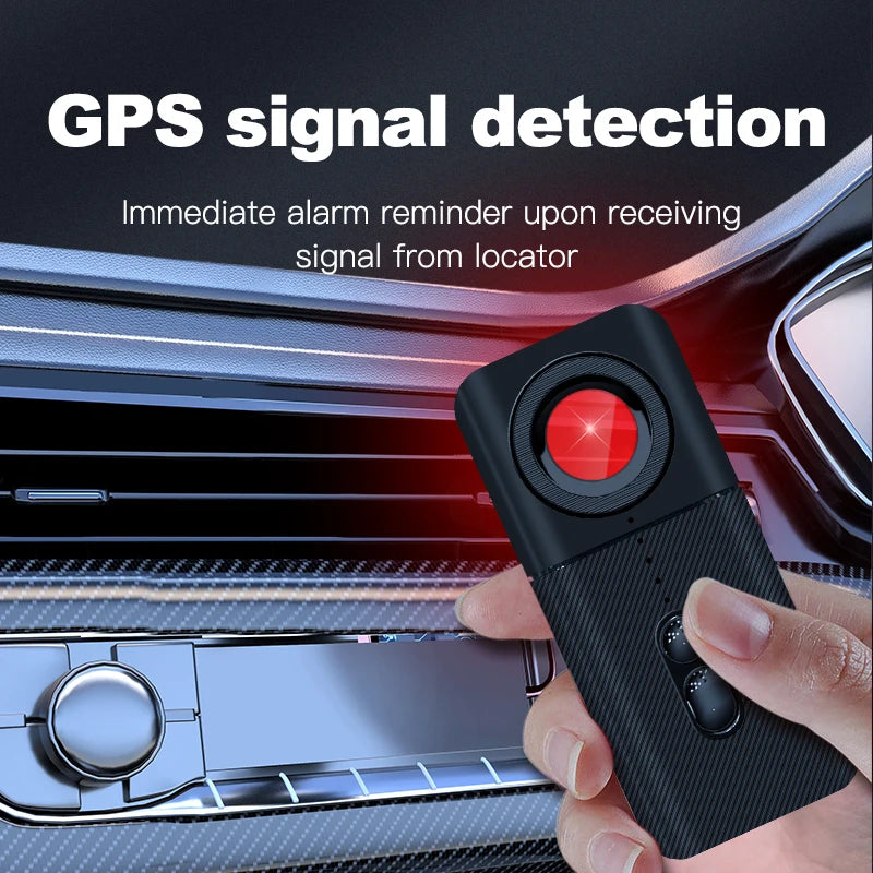 T3 Smart Detector, Universal Anti-spy Device with Night Vision, LED Display, GPS Tracking, Anti-aiming, Camera Detection, USB Rechargeable Lithium Polymer Battery, Suitable for Wireless Cameras And Hidden GSM Devices