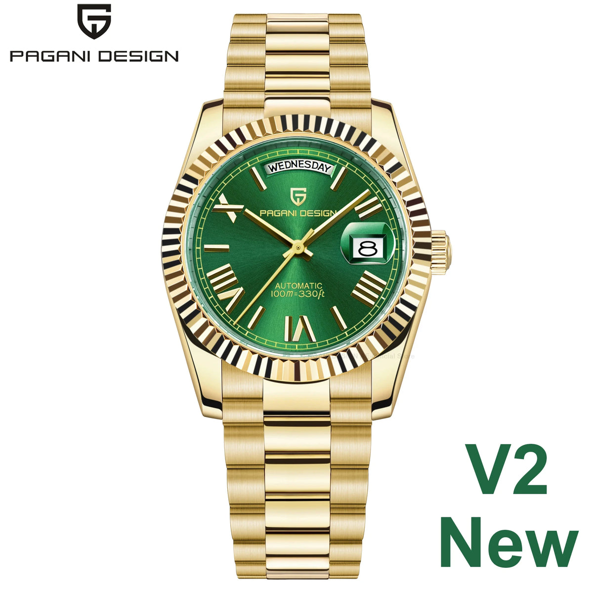 2026 New PAGANI DESIGN DD36 Mens Mechanical Watches Gold Luxury Automatic Watch For Men AR Sapphire Mirror Waterproof