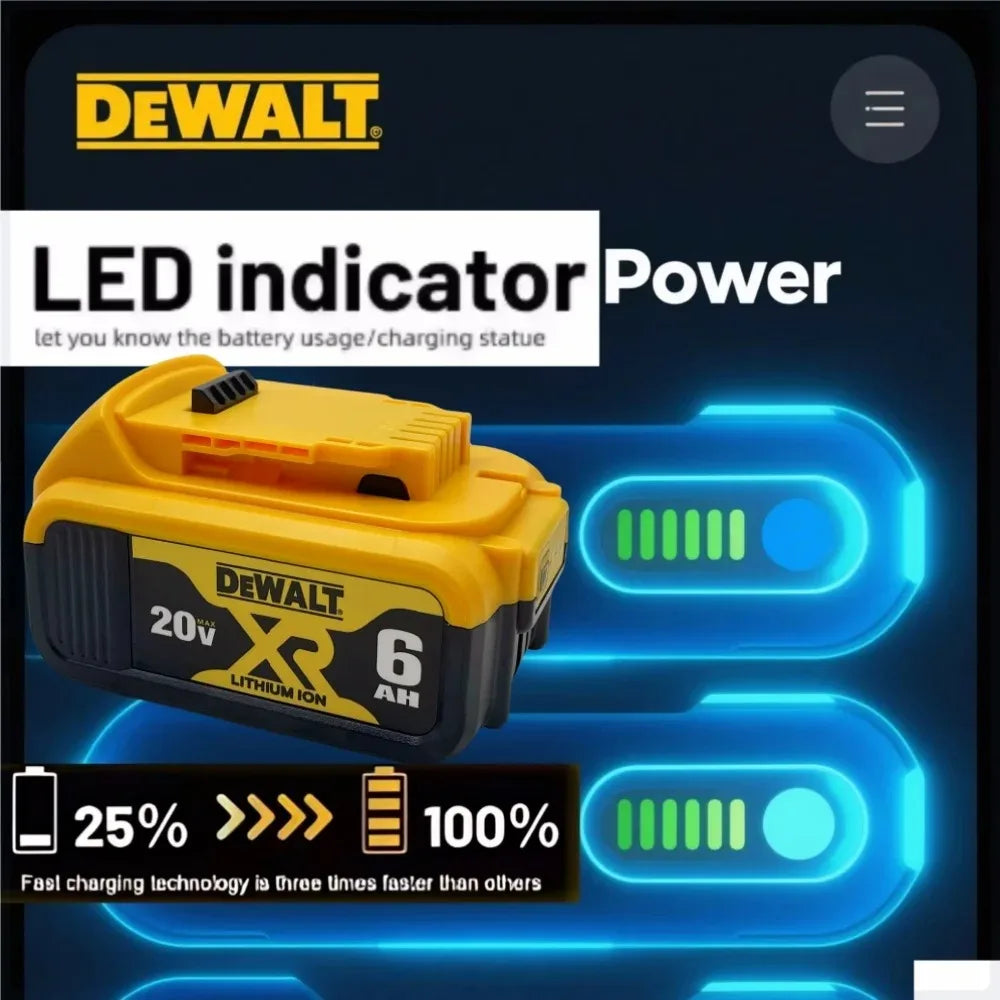 Original Dewalt 60V/20V Battery, 5AH 6AH 9AH Battery