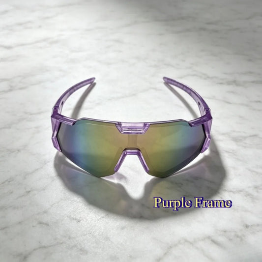 12 Pairs of Color-Coated Sports Cycling Sunglasses,