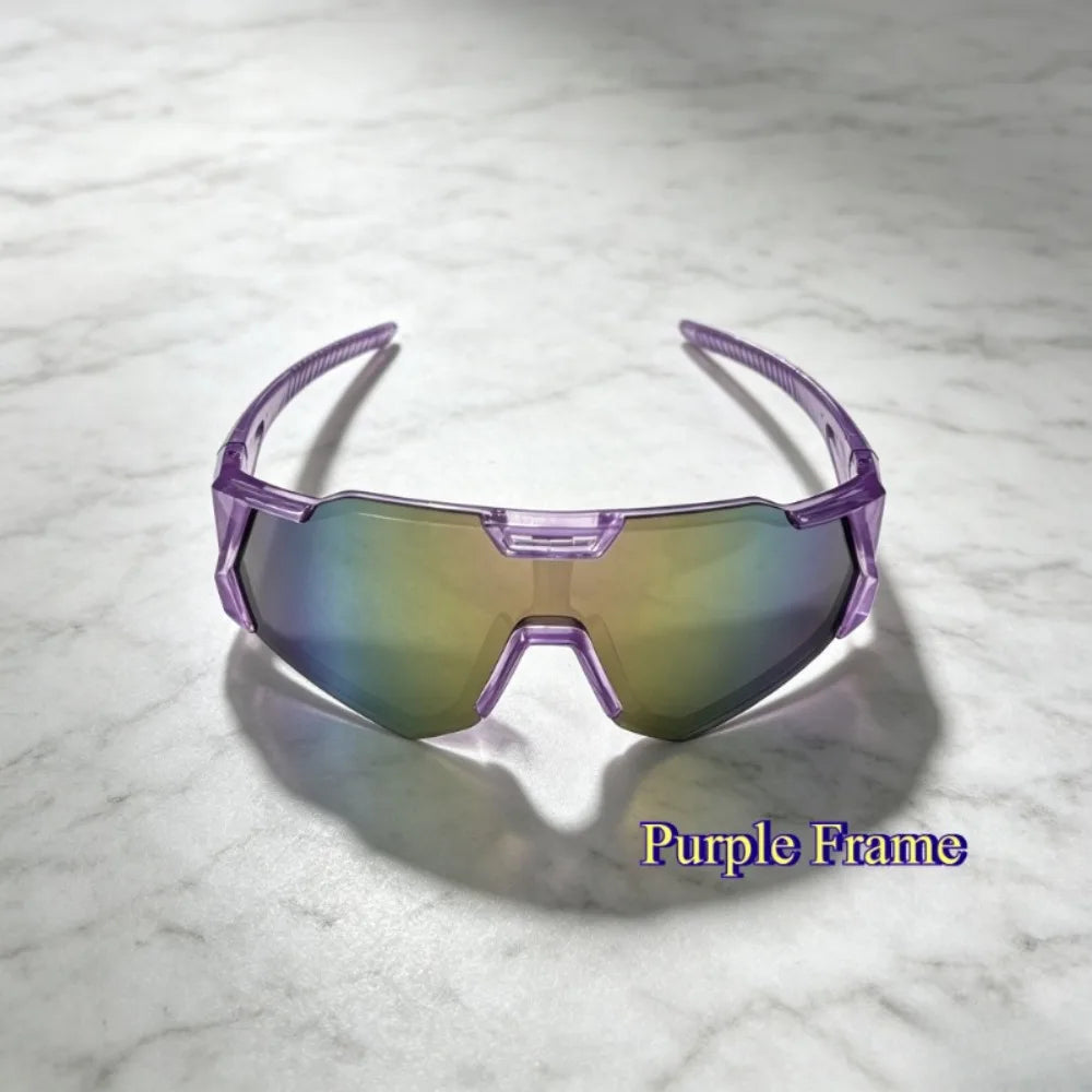 12 Pairs of Color-Coated Sports Cycling Sunglasses,