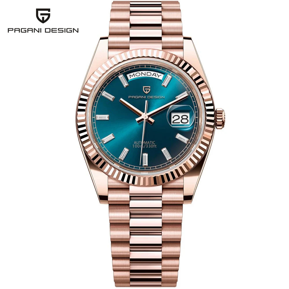 2026 New PAGANI DESIGN DD36 Mens Mechanical Watches Gold Luxury Automatic Watch For Men AR Sapphire Mirror Waterproof