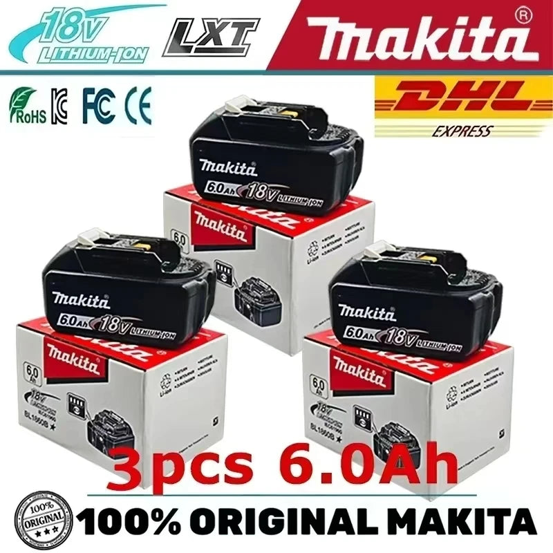 Genuine 6AH makita BL1860 6ah Battery Power Tools