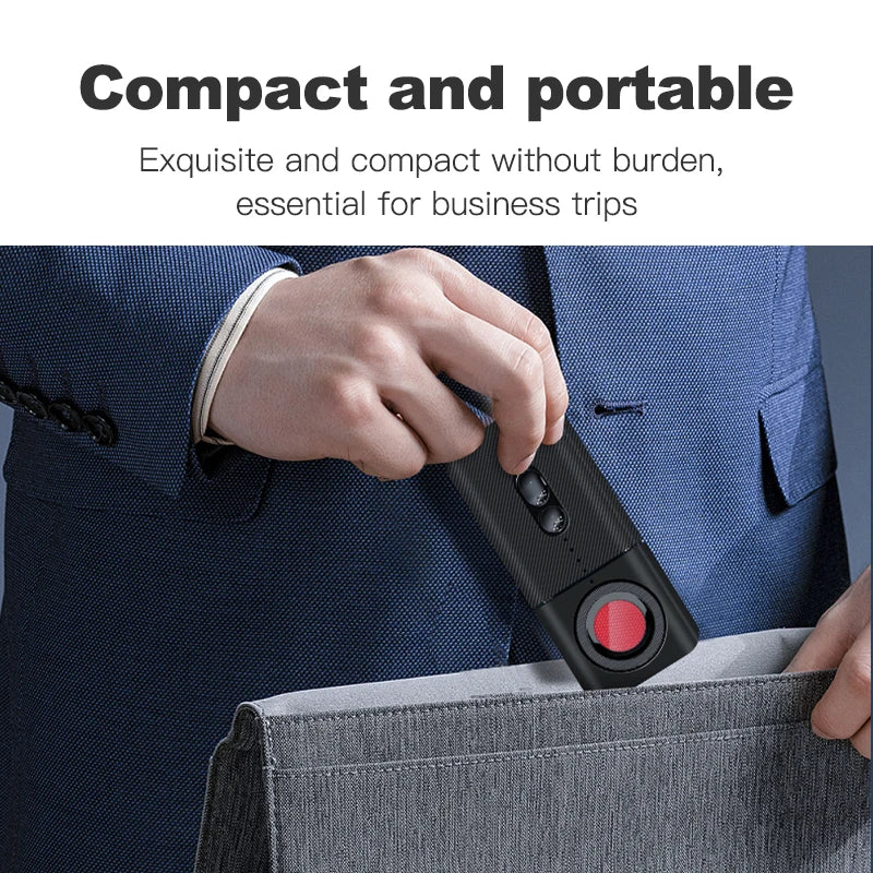 T3 Smart Detector, Universal Anti-spy Device with Night Vision, LED Display, GPS Tracking, Anti-aiming, Camera Detection, USB Rechargeable Lithium Polymer Battery, Suitable for Wireless Cameras And Hidden GSM Devices