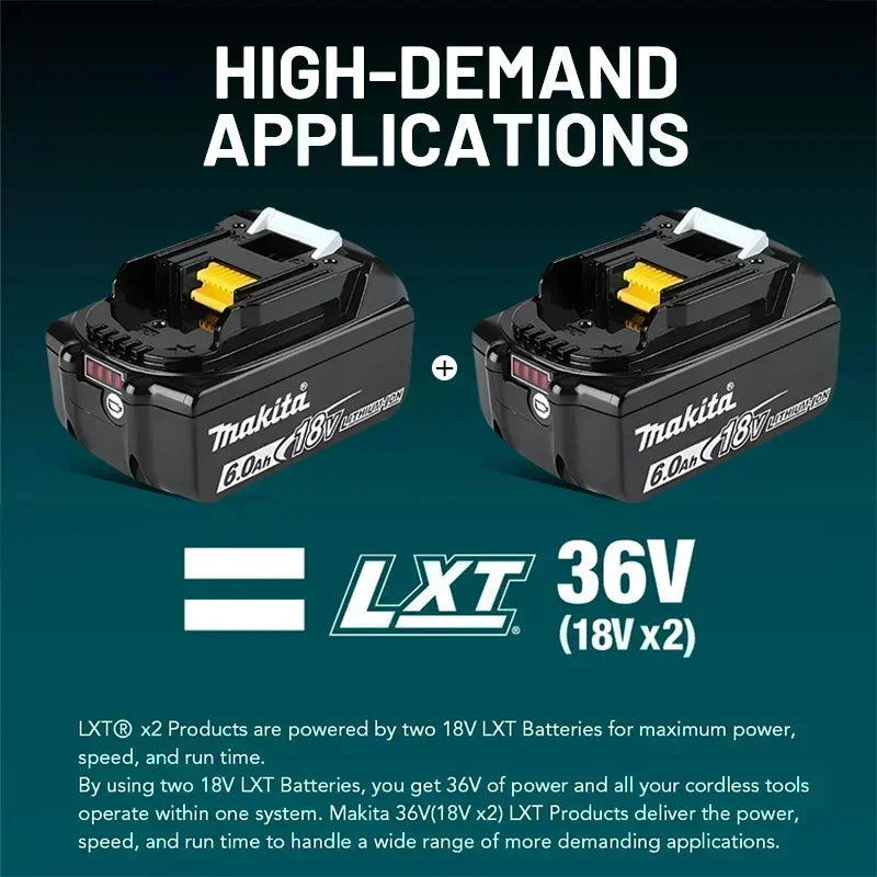 %40 Genuine 6AH Makita BL1860 18V Battery Power Tools Li-ion Replacement BL1850 BL1840 for 18V Screwdriver with BMS TPCELL 18V