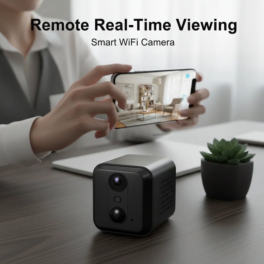 1080P Full HD Mini WiFi Camera – 2MP Wireless Security Camera, Night Vision, Motion Detection,