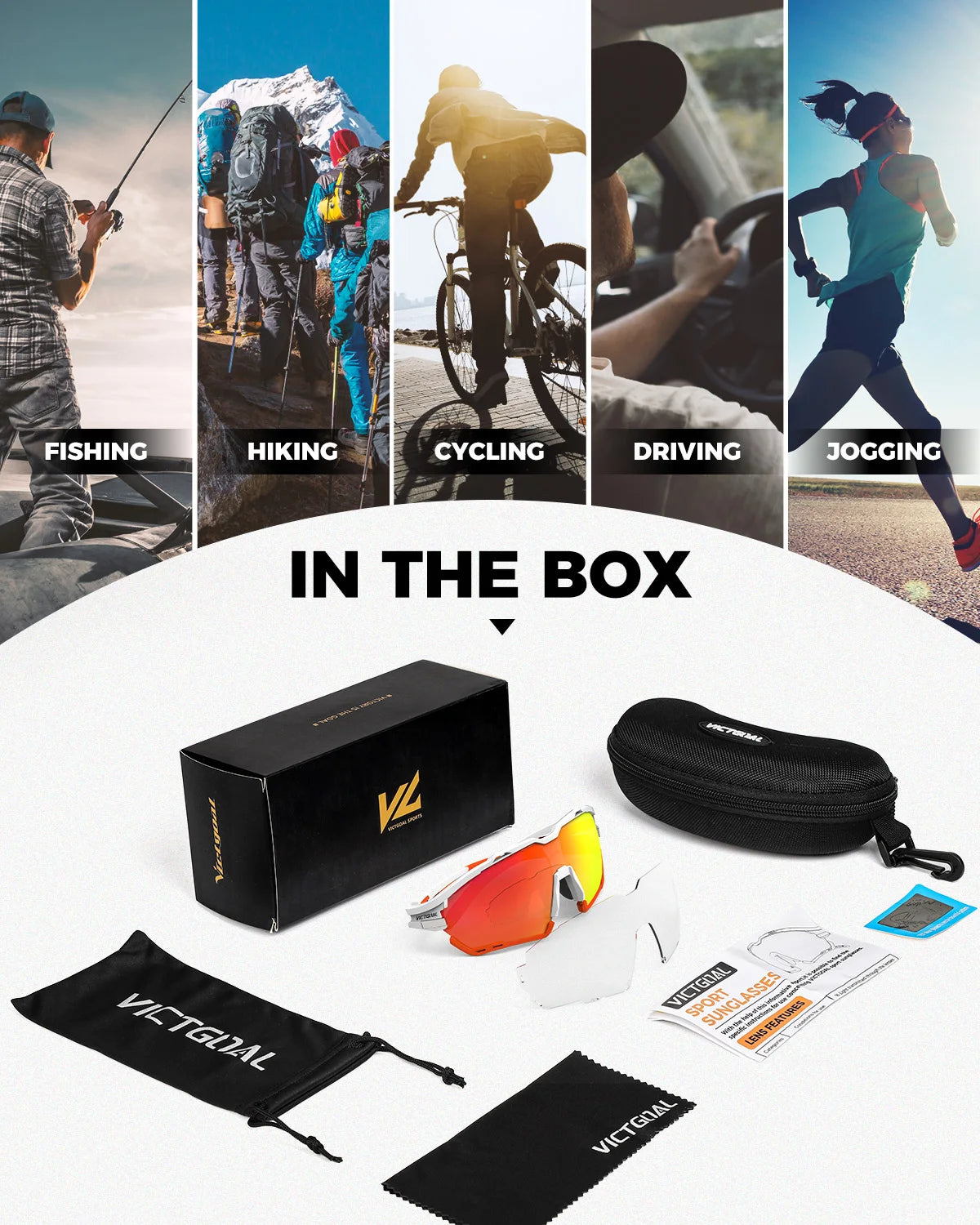 Cycling Photochromic Glasses & Polarized Sunglasses Men Women MTB Road Bike Riding Hiking Glasses
