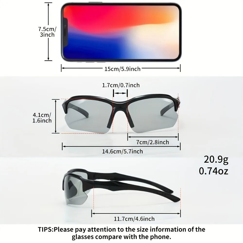 8 Pairs of Male and Female Polarized Sports Sunglasses
