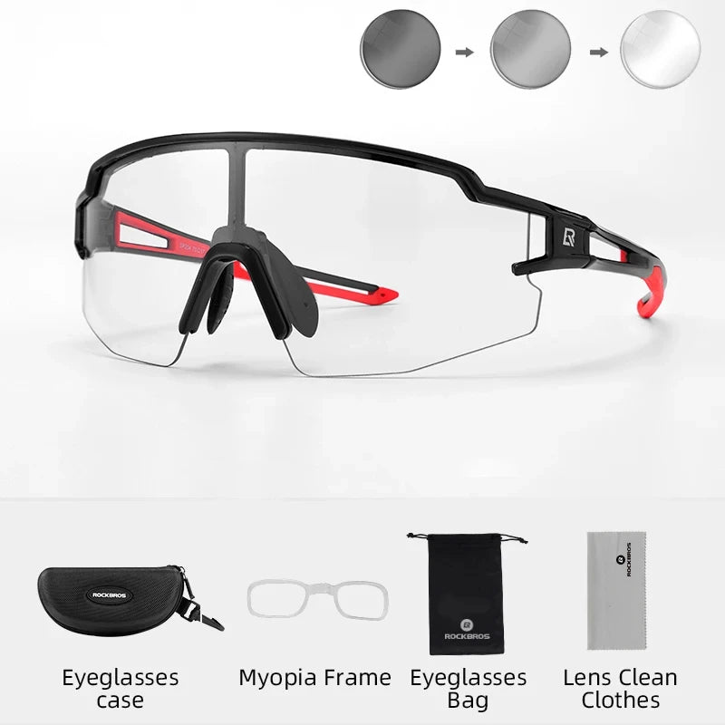 ROCKBROS Cycling Glasses Photochromic Polarized