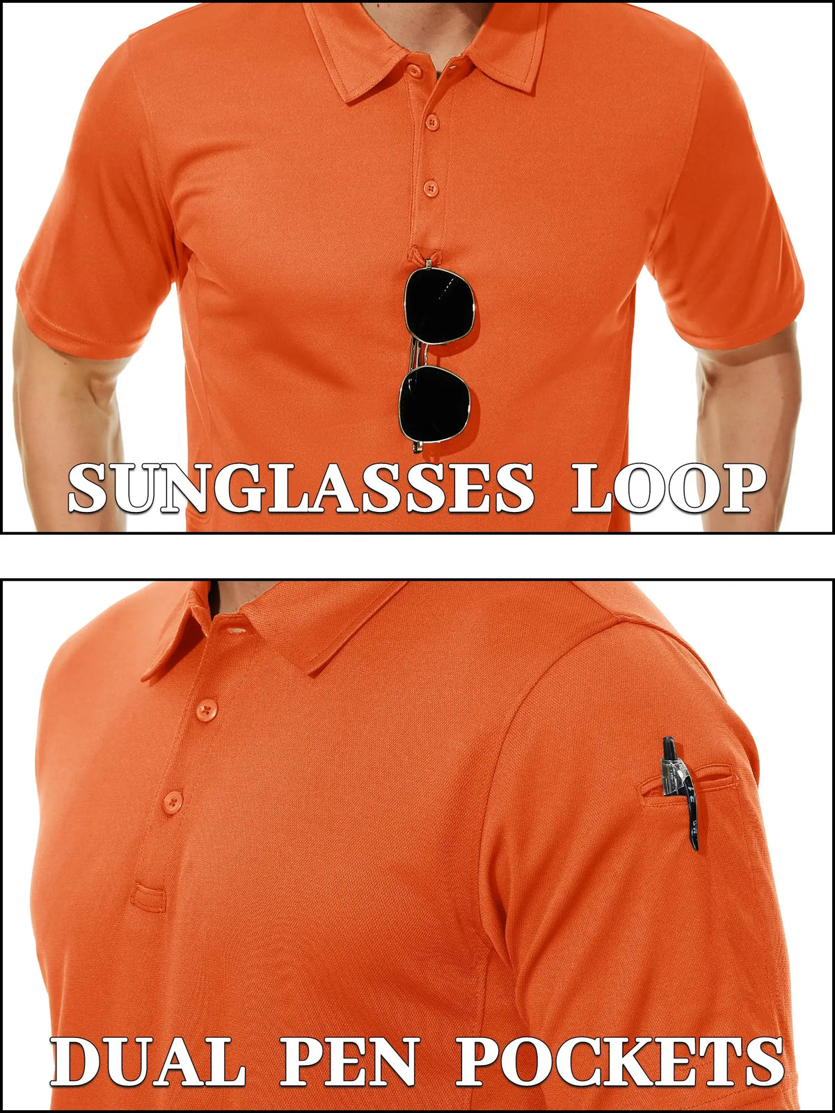 Men's Polo Shirt Short Sleeve Quick Dry