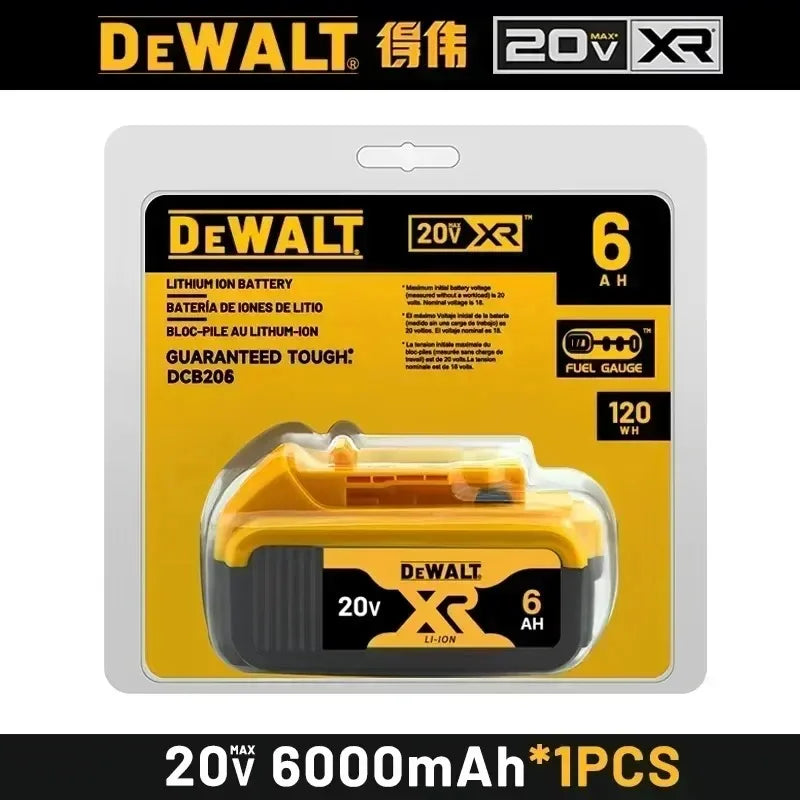 100% Original DeWalt Batteries 20V 6000mAh Li Ion Battery