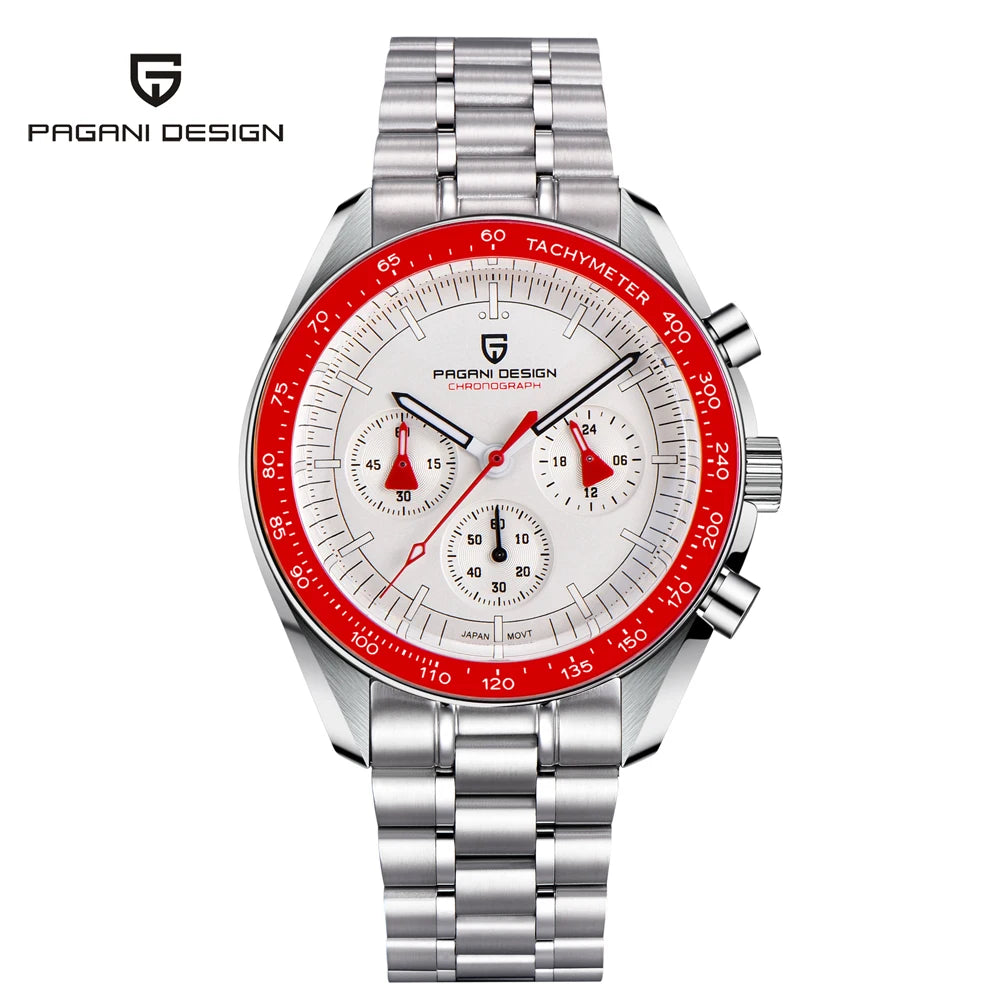 2026 New PAGANI DESIGN Moon Men's Watches Gold Luxury Quartz Watch For Men Speed Sports Chronograph Waterproof