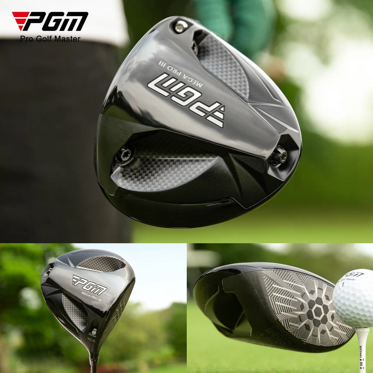 PGM Adjustable Tilt Angle Men's Professional Golf Club Men's Professional Golf Club Carbon Fiber Crown MG087