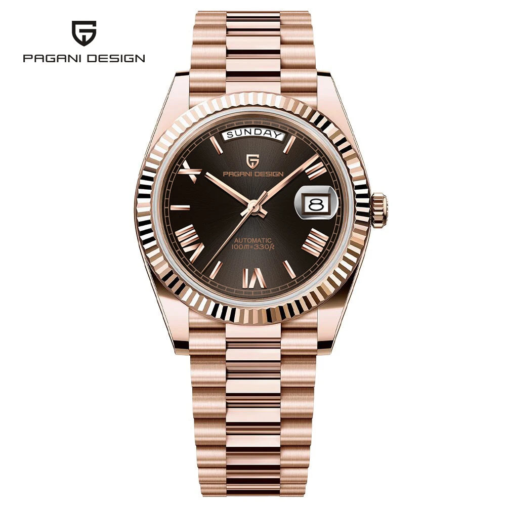 2026 New PAGANI DESIGN DD36 Mens Mechanical Watches Gold Luxury Automatic Watch For Men AR Sapphire Mirror Waterproof