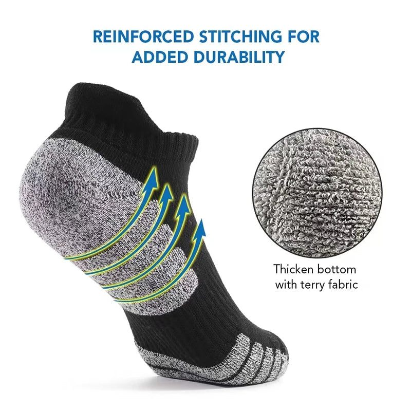 3 Pairs Professional Running Sports Fitness Ankle Socks