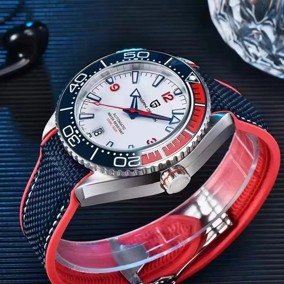2026 PAGANI DESIGN V2 Pepsi Cola Classic Men Mechanical Watch Sapphire Glass 100M Waterproof Stainless Steel