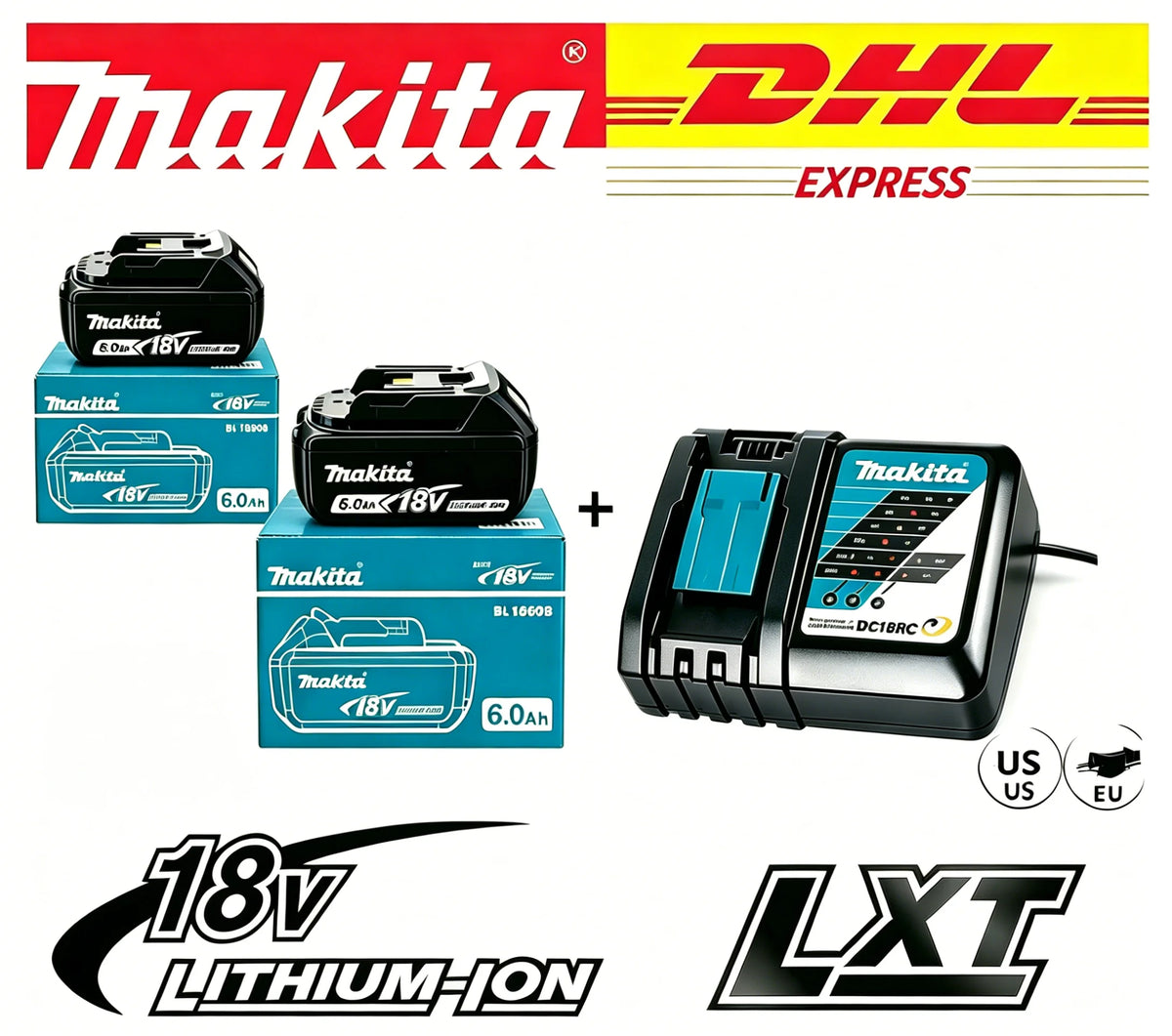 %40 Genuine 6AH Makita BL1860 18V Battery Power Tools Li-ion Replacement BL1850 BL1840 for 18V Screwdriver with BMS TPCELL 18V