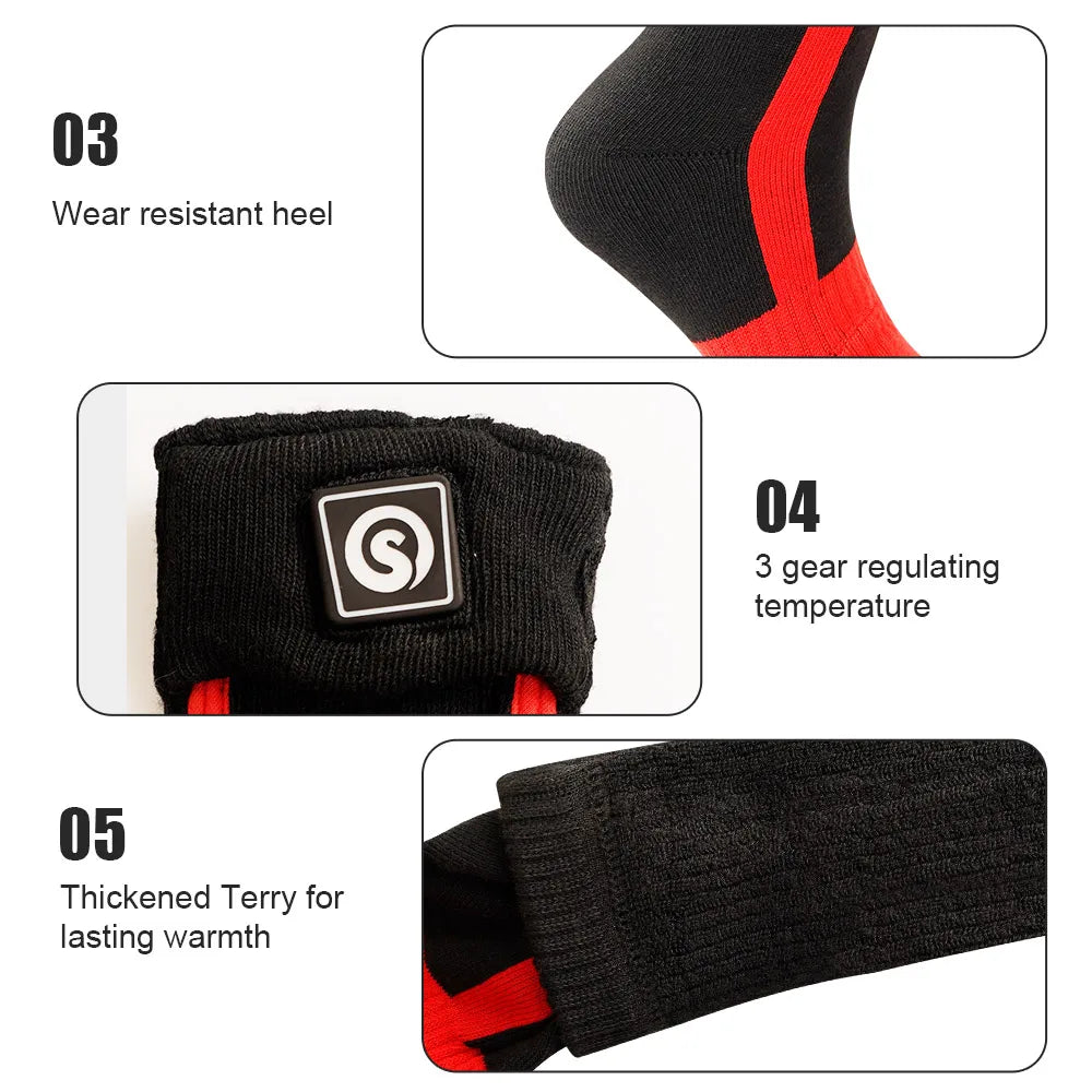 Savior Heated Socks Man Winter Rechargeable