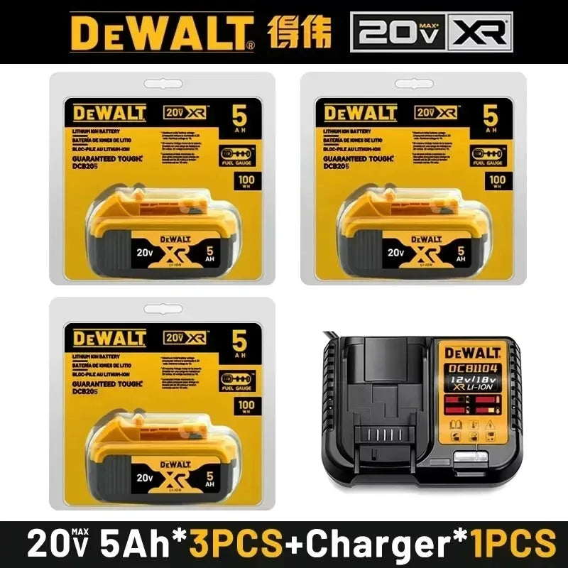 100% Original DeWalt Batteries 20V 6000mAh Li Ion Battery