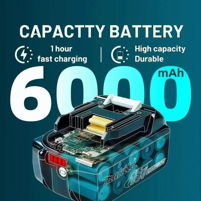 Genuine 6AH makita BL1860 6ah Battery Power Tools