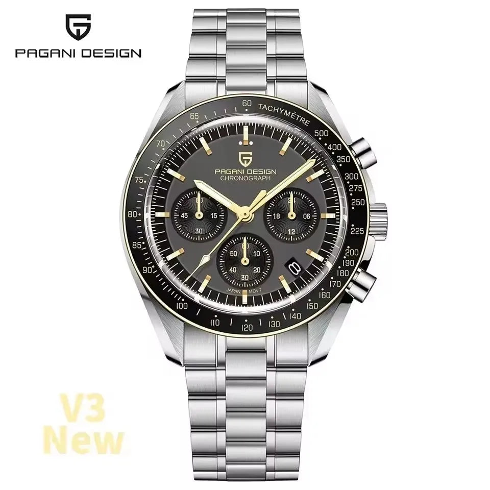 2026 New PAGANI DESIGN Moon V6 Men's Watches Luxury Quartz Watch For Man