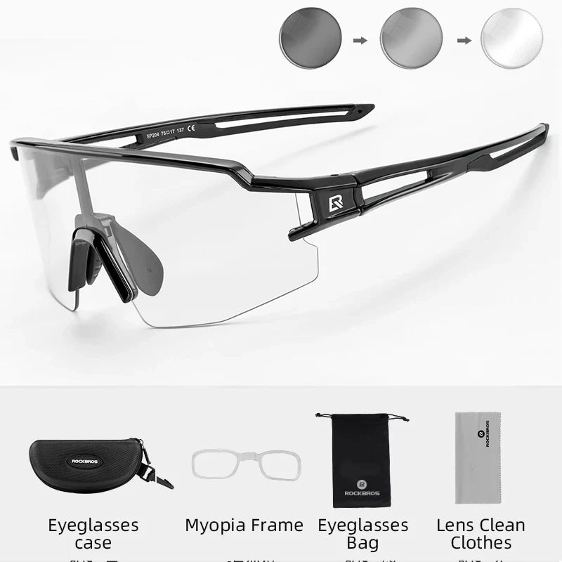 ROCKBROS Cycling Glasses Photochromic Polarized