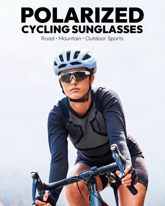 Cycling Polarized Sunglasses for Men Women Adults UV400