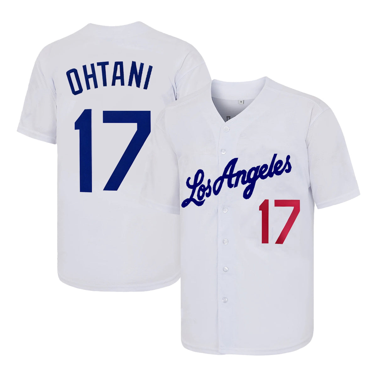 Men's #17 Ohtani Baseball Jersey, Exquisite Embroidered T-Shirt