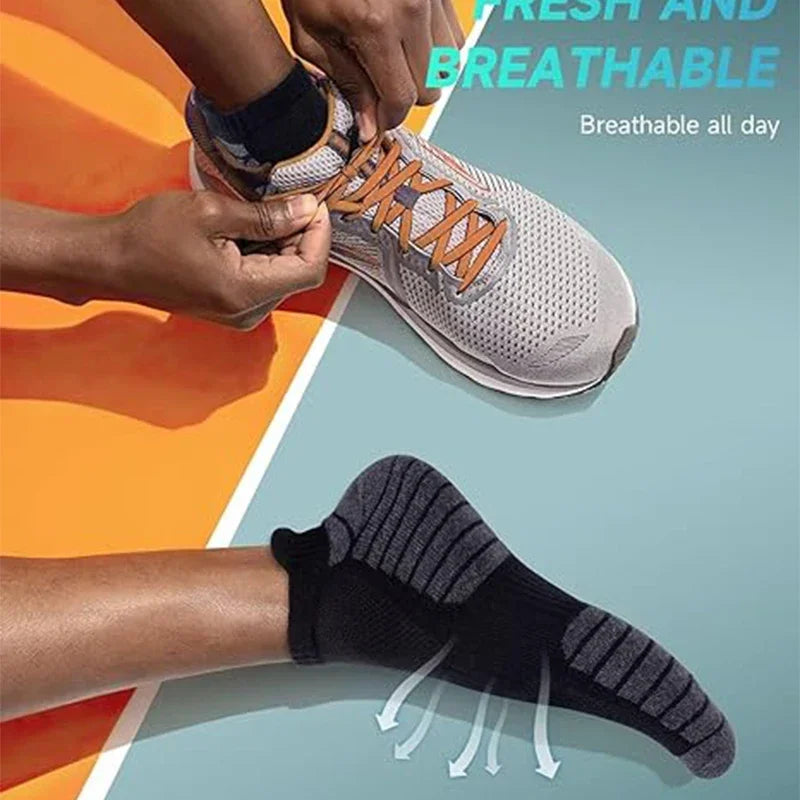 3 Pairs Professional Running Sports Fitness Ankle Socks