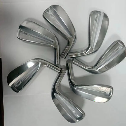 Wrought Soft Iron Golf Club Set, Compact Inserts CNC Milling Face, Precision Control, Right Hand Men's Golf Clubs