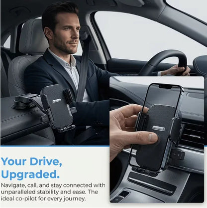 [Powerful Suction Cup] Dashboard Car Phone Mount, Upgraded Hands-free Phone Holder,