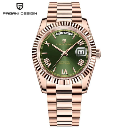 2025 New PAGANI DESIGN DD36 Man Watch Rose Gold Luxury Men Mechanical Watches Sapphire Mirror Automatic Watch For Men Waterproof
