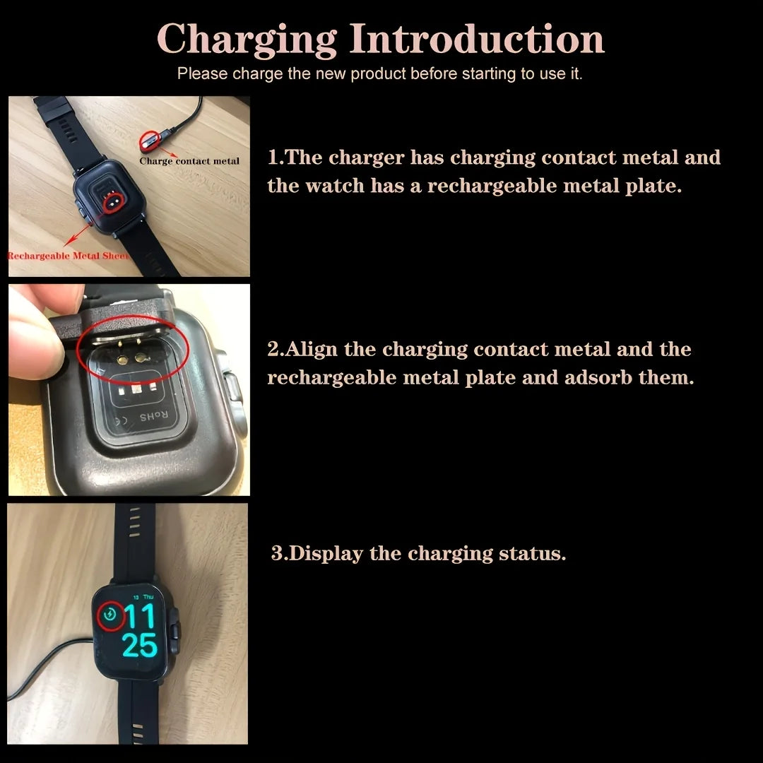 2026 Latest Smartwatch, Unisex | Valentine's Day Gift - Wireless Calling/Texting/Multiple Sports Modes/Remote Camera Control/Fitness Tracker, Compatible with iPhone and Android,