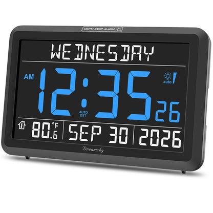 DreamSky Digital Alarm Clock for Bedroom