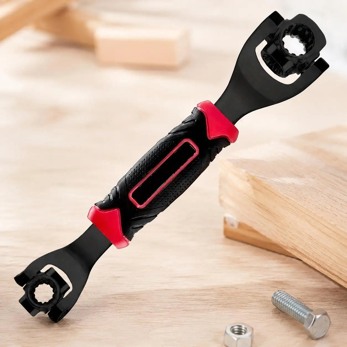 52 in 1 Multi Functional Socket Wrench Set with 360 Degree Rotating Dog Bone Design Universal Spline Wrench 8 to 19mm