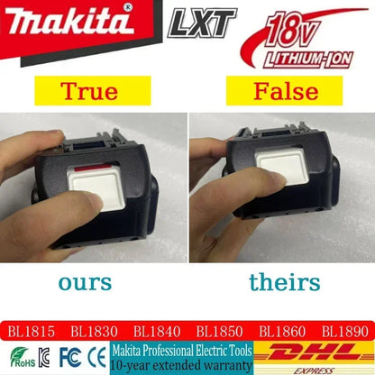 %40 Genuine 6AH Makita BL1860 18V Battery Power Tools Li-ion Replacement BL1850 BL1840 for 18V Screwdriver with BMS TPCELL 18V