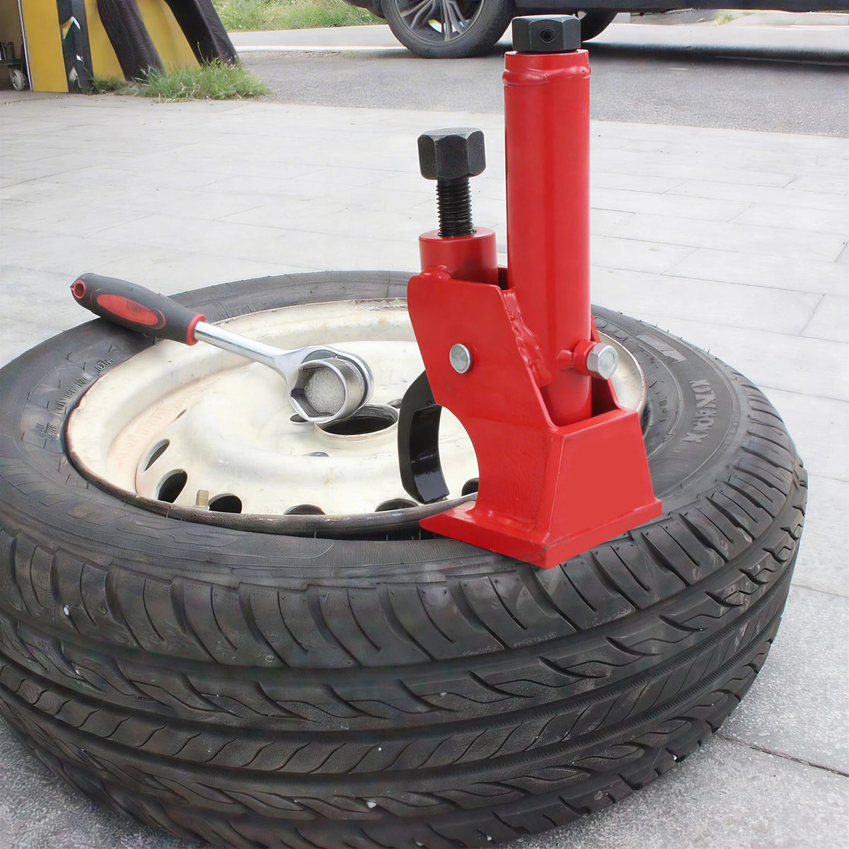 Tire Bead Breaker Tool - Portable Manual Tire Changer | Repair Tool, Heavy-Duty Removal for Trucks, ATVs, UTVs, Cars, Buses for 38 and 42 Inches Tires