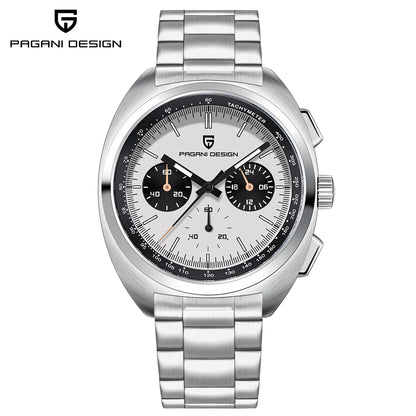 2026 Retro Luxury Men's Quartz Watches PAGANI DESIGN Sports Chronograph VK63 Watch For Men AR Sapphire Waterproof Leather Clock