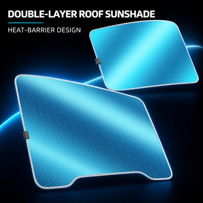 Roof Sunshade for Tesla Model 3/Y 2017-2025 – Panoramic Glass Roof Sun Protection Cover, Interior Sunshade with Storage Bag