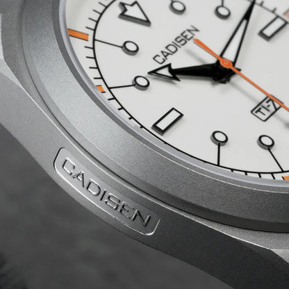 CADISEN TI-7 Autodyne Titanium Automatic Mechanical Watch Man Canvas Wristwatch