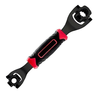 52 in 1 Multi Functional Socket Wrench Set with 360 Degree Rotating Dog Bone Design Universal Spline Wrench 8 to 19mm