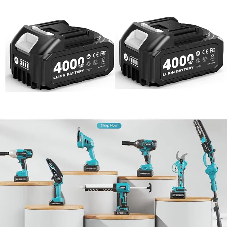 Seesii 3-In-1 Tool Combo Kit Rotary Hammer Drill Impact Wrench Angle Grinder Electric Brushless Cordless Battery