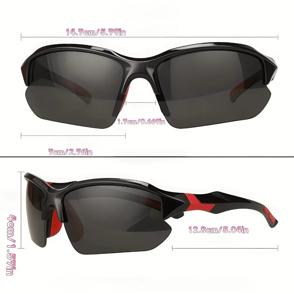 3 Pieces of Unisex Polarized Glasses, Suitable for Outdoor Leisure Sports