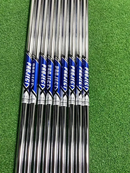 New Men's Golf Clubs 440 Silver Golf Irons Set 4-9W/U/ (8 pieces) Flex R/S/SR Steel/Graphite Shaft with Head Cover