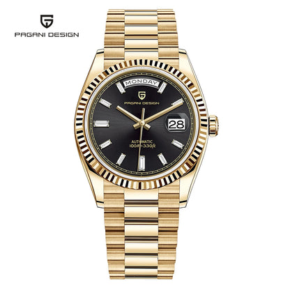 2026 New PAGANI DESIGN DD36 Mens Mechanical Watches Gold Luxury Automatic Watch For Men AR Sapphire Mirror Waterproof
