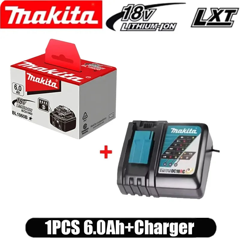 Genuine 6AH makita BL1860 6ah Battery Power Tools