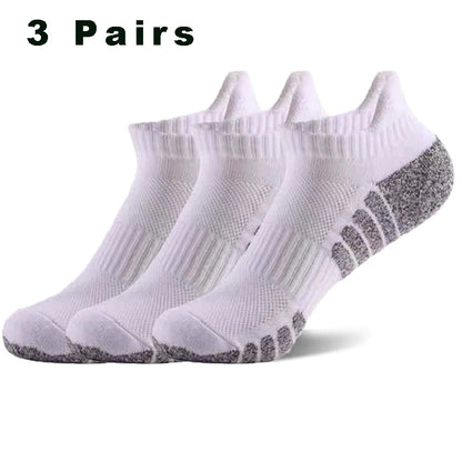 3 Pairs Professional Running Sports Fitness Ankle Socks