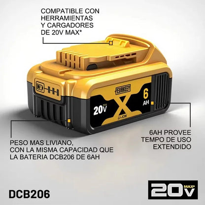 100% Original DeWalt Batteries 20V 6000mAh Li Ion Battery