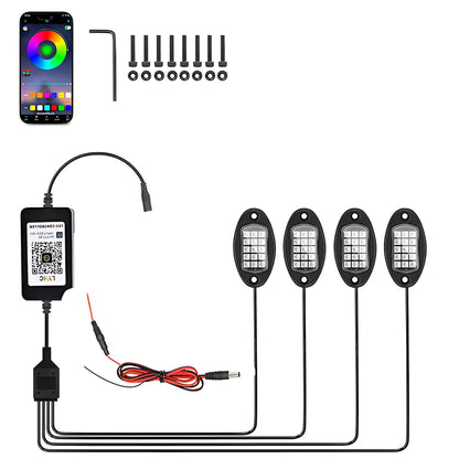 Dynamic Multicolor Lights For Trucks SUV Golf Cart ATV RZR UTV Pickup Off Road